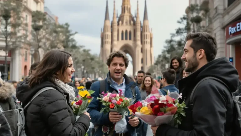 A Barcellona, sconosciuti offrono fiori ai turisti: attenzione a questa nuova truffa ben architettata che preoccupa le autorità