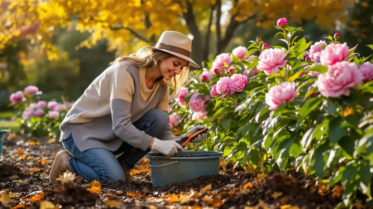 Come prendersi cura delle peonie in autunno: 4 interventi da svolgere prima dell’inverno