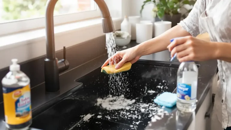Dite addio al calcare nel vostro lavello nero grazie a questo ingrediente magico da cucina