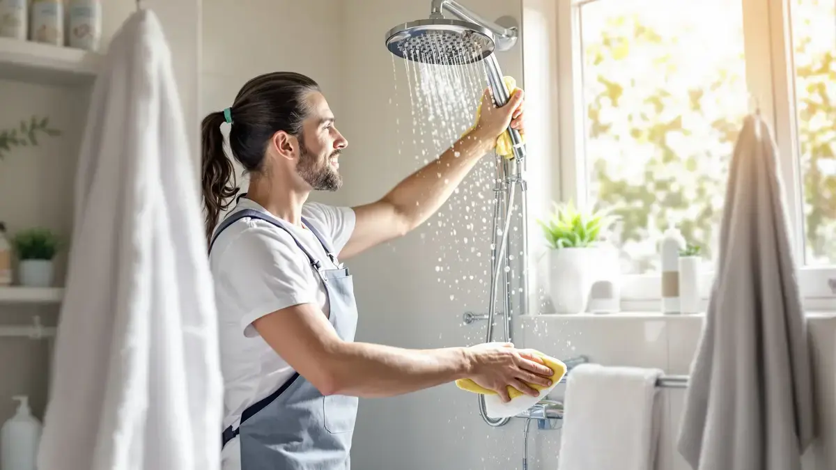 Scoprite come gli esperti vi aiutano a eliminare il calcare e a ridare lustro alla vostra doccia.