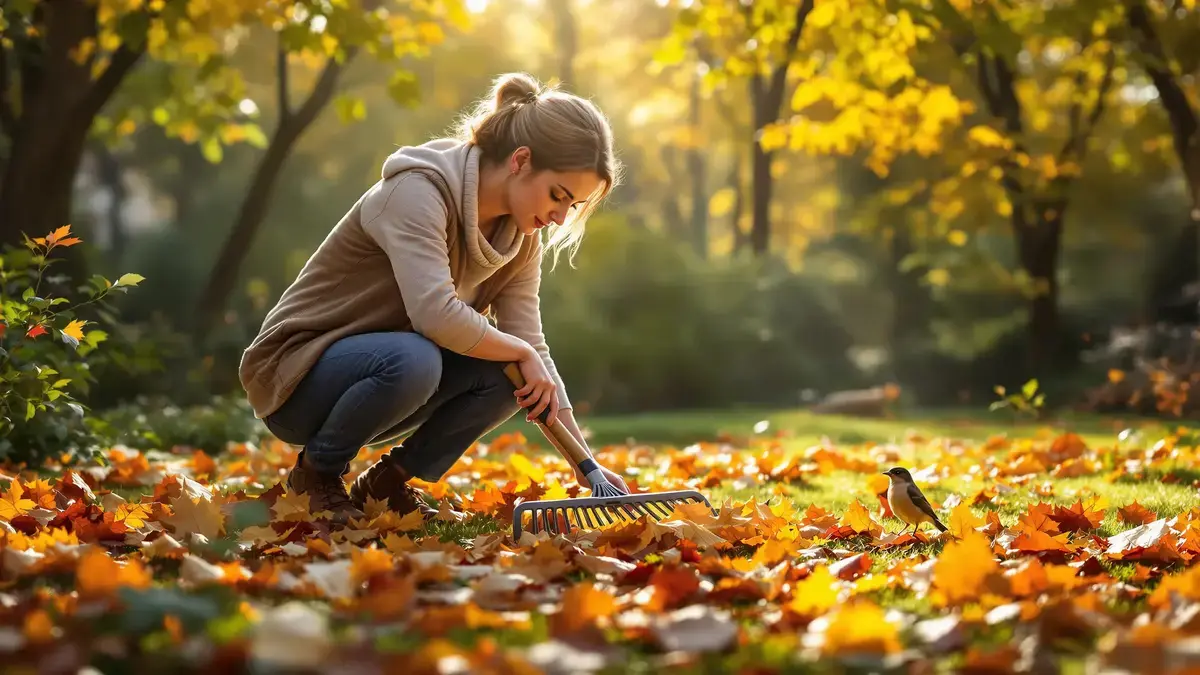 Raccogliere le foglie morte in autunno: un gesto apparentemente innocuo che minaccia la biodiversità del vostro giardino